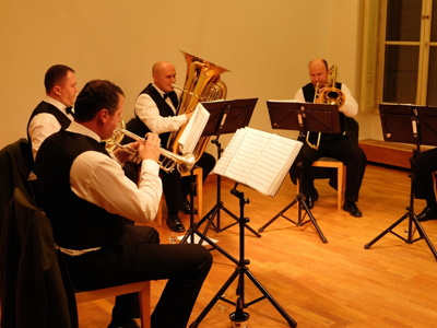 Žesťové kvinteto Brass Five v Paříži 2016 koncert v Českém kulturním centru